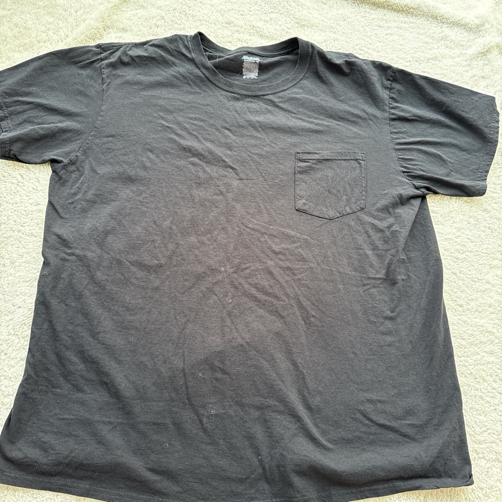 Men's Classic Black Pocket T-Shirt